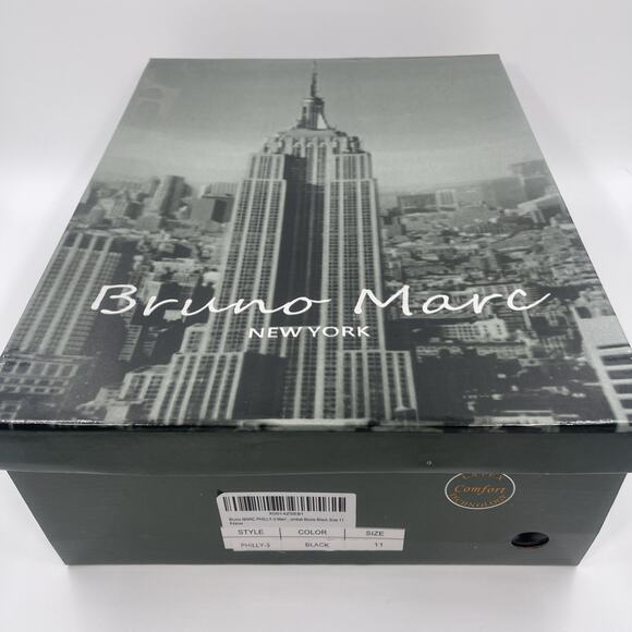 Bruno Marc PHILLY-3 Men's Black Combat Boots Size 11 NEW IN BOX Casual Dress - Picture 10 of 10